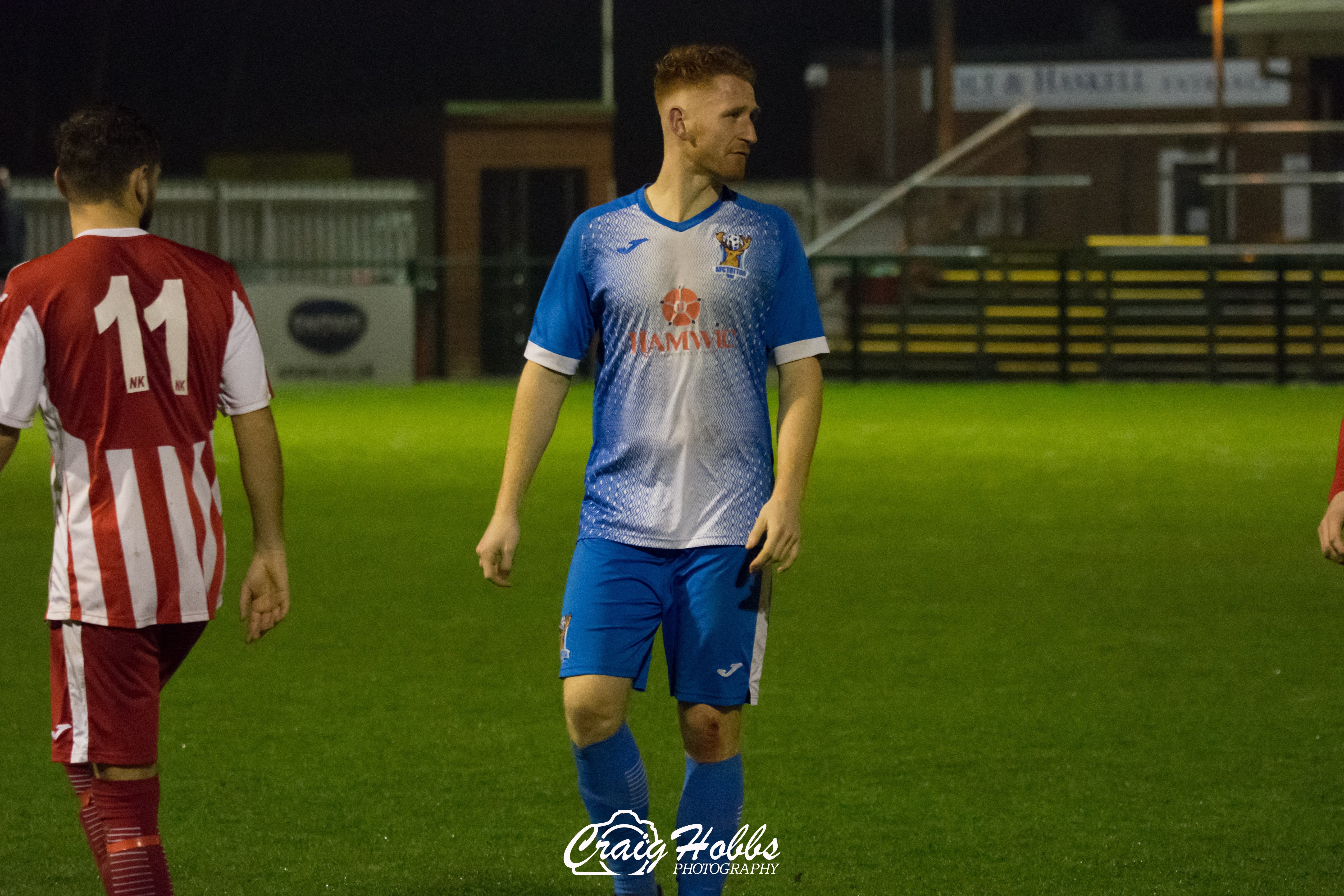 Smith departs the Snows Stadium | AFC Totton