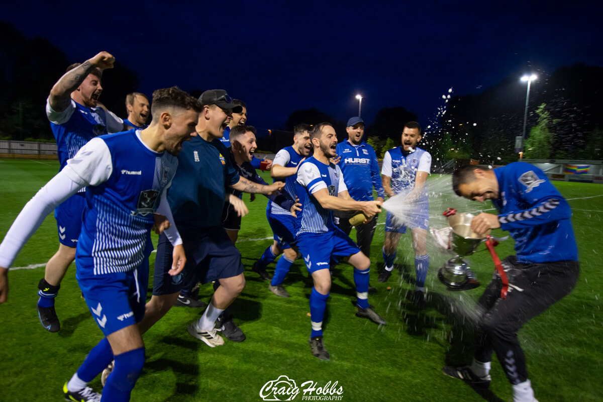 Trophy Celebration-8_Team Celebrations_Champagne_AFC Totton Sunday vs Empire FC_SDFA Sunday Senior Cup Final_Tue10May22.jpg