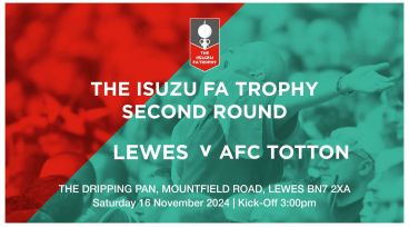 MATCH PREVIEW: TOTTON FACE LEWES IN THE FA TROPHY