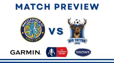 Match Preview: Macclesfield FC (A) | FA Cup First Round Proper | 1st November 2025