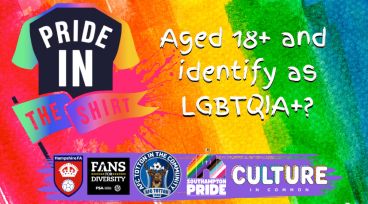 PRIDE IN THE SHIRT COMES TO SNOWS STADIUM MON 31 MARCH