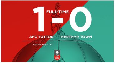 The LONG READ: AFC TOTTON 1-0 MERTHYR TOWN, ISUZU FA TROPHY, 3rd RND QUAL