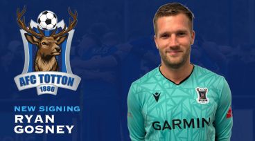 FORMER SHOLING GOALKEEPER RYAN GOSNEY SIGNS FOR THE STAGS