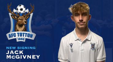 ATTACKING MIDFIELDER JACK MCGIVNEY SIGNS FOR THE STAGS