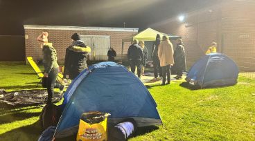 'SLEEP-OUT UNDER THE STARS' RAISES £1,400